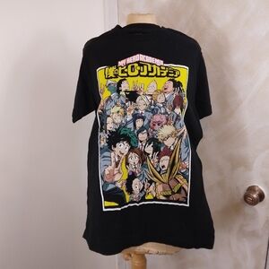 Size Medium My Hero Academia group Funimation T-shirt